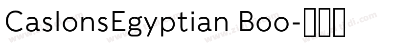 CaslonsEgyptian Boo字体转换 CaslonsEgyptian Boo字体转换